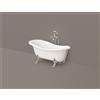 ART CERAM Vasca Hermitage centro stanza 170x80 in acrilico piedini cromo - Cod. Articolo: HEW00171