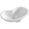 ART CERAM Lavabo Idea incasso sottopiano cm. 60x37 in ceramica bianco lucido - Cod. Articolo: IDL00101