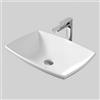 ART CERAM Lavabo Jazz appoggio cm. 60x40 in ceramica bianco lucido - Cod. Articolo: JZL00201