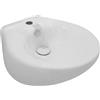 CERAMICA GSG Lavabo Touch appoggio/sospeso salvaspazio 47x49,5 in ceramica bianco lucido - Cod. Articolo: TOLAV47000