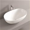 ART CERAM Lavabo La Ciotola appoggio cm. 70x44 senza foro in ceramica bianco lucido - Cod. Articolo: LCL00201