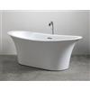 CERAMICA GSG Vasca Flut centro stanza 170x81 ovale in acrilico bianca lucida - Cod. Articolo: VAFL000