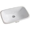 ART CERAM Lavabo Nettuno incasso sottopiano cm. 56x38 in ceramica bianco lucido - Cod. Articolo: NTL00101