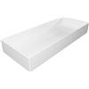 CERAMICA GSG Lavabo Zenith appoggio 100x40 in ceramica bianco lucido - Cod. Articolo: ZELAVFS100000