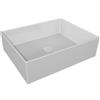 CERAMICA GSG Lavabo Zenith appoggio 50x40 in ceramica bianco lucido - Cod. Articolo: ZELAVFS50000