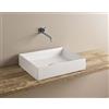 ART CERAM Lavabo Scalino appoggio cm. 55x38 in ceramica bianco lucido - Cod. Articolo: SCL00201