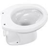 Ceramica alice Water Community scarico a terra cm. 45x35,5 con due fori e esalatore bianco lucido di Ceramica Alice