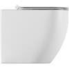 Ceramica alice Water Form filomuro senza brida (rimless) cm. 54x35 bianco lucido di Ceramica Alice