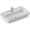 ART CERAM Lavabo Fuori Scala appoggio/incasso cm. 80x45 in ceramica bianco lucido - Cod. Articolo: TFL03501