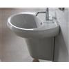 Ceramica globo Colonna Arianna sospesa in ceramica per lavabo bianca di Ceramica Globo