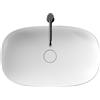 Ceramica alice Lavabo Form appoggio 65x40 in ceramica bianco di Ceramica Alice