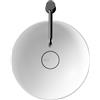 CERAMICA ALICE Lavabo Form appoggio salvaspazio diam. 37 tondo in ceramica bianco - Cod. Articolo: 22430101