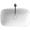 Ceramica alice Lavabo Form appoggio 60x37 rettangolare in ceramica bianco di Ceramica Alice