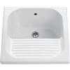 Ceramica alice Lavatoio Bracciano cm. 60x50 con strizzatoio bianco lucido di Ceramica Alice