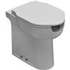Ceramica globo Water Ausilia a terra disabili cm. 56x37 scarico a terra in ceramica bianco lucido di Ceramica Globo