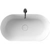 CERAMICA ALICE Lavabo Unica appoggio cm. 70x38 ovale in ceramica bianco - Cod. Articolo: 32110101