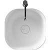 CERAMICA ALICE Lavabo Unica Square appoggio salvaspazio cm. 40x40 in ceramica bianco - Cod. Articolo: 32140101