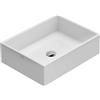 CERAMICA GLOBO Lavabo Forty3 appoggio salvaspazio cm. 50x37 rettangolare bianco lucido - Cod. Articolo: FO050.BI