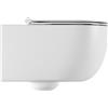 Ceramica alice Water Unica sospeso senza brida (rimless) cm. 55x35 bianco lucido di Ceramica Alice