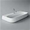 CERAMICA ALICE Lavabo Nur appoggio/sospeso 90x45 rettangolare in ceramica bianco - Cod. Articolo: 33160101