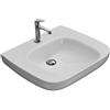 CERAMICA GLOBO Lavabo Argento sospeso cm. 70x60 semicircolare bianco lucido - Cod. Articolo: GEA70.BI