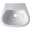 CERAMICA ALICE Lavamani Sleepy beverino sospeso salvaspazio cm. 41x33 in ceramica bianco lucido - Cod. Articolo: 400404
