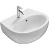 Ceramica globo Lavabo Grace sospeso salvaspazio cm. 45x36 semicircolare in ceramica bianco lucido di Ceramica Globo