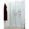 Tamanaco Porta doccia SALOON in cristallo 6 mm trasparente cm. 90 con profilo cromato di Tamanaco