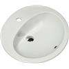 BAGNOEXPERT Lavabo Donatello New incasso cm. 57x49 bianco lucido - Cod. Articolo: 00109