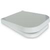 NERO CERAMICA Copriwater Compatibile Nero Ceramica Aliseo chiusura standard Avvolgente in Termoindurente bianco - Cod. Articolo: CAV