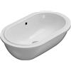 CERAMICA GLOBO Lavabo Forty3 sottopiano cm. 60x37 ovale in ceramica bianco lucido - Cod. Articolo: SC043.BI