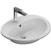 Ceramica globo Lavabo Minori incasso cm. 56x48 in ceramica bianco lucido di Ceramica Globo