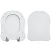 Ceramica dolomite Copriwater Dolomite Antalia compatibile in poliestere bianco