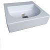 Ceramica gsi Lavabo Luxor appoggio 50x50 quadrato in ceramica bianco lucido di Ceramica GSI