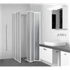 Giava Box doccia Special a soffietto cm. 80x100xh100 in acrilico di Giava