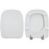 CERAMICA DOLOMITE Copriwater Dolomite Fleo Compatibile in Poliestere bianco - Cod. Articolo: 120.01