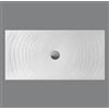 Ceramica flaminia Piatto doccia 70x140 h.5 5 in ceramica bianco lucido Water Drop di Ceramica Flaminia