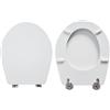 Ceramica dolomite Copriwater Dolomite Quarzo compatibile in poliestere bianco