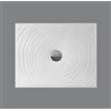 Ceramica flaminia Piatto doccia 72x90 h.5 5 in ceramica bianco lucido Water Drop di Ceramica Flaminia