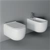 CERAMICA ALICE Sanitari Nur sospesi senza brida cm. 55x33,5 con sedile sottile softclose - Cod. Articolo: 33120101+33130101+MC3301S