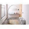 BAGNOEXPERT Sanitari Next filomuro salvaspazio senza brida cm. 50x36 con sedile in termoindurente slim softclose - Cod. Articolo: NE001/R+NE002+NE005/F