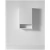 XILON Pensile Eko sospeso cm. 43,3x22xh70 ad un'anta con ripiano bianco opaco di Xilon - Cod. Articolo: 6613OP