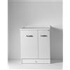 Xilon Mobile Eko a terra 75x60 a due ante e doppia vasca lavabo di Xilon