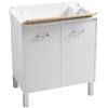 COLAVENE Lavapanni Domestica 80x45 completo bianco con piedini di Colavene - Cod. Articolo: PDL8045B