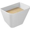 Ceramica galassia Lavatoio MEG11 cm. 65x45 in ceramica bianco lucido di Ceramica Galassia