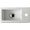 CERAMICA GALASSIA Lavabo Plus Design sospeso/appoggio salvaspazio cm. 40x20 rettangolare bianco - Cod. Articolo: 6030M