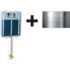 ITS TODINI Kit completo di cassetta incasso Idea 4.5 e placca cromo di Its Todini - Cod. Articolo: 20.00/R/C/CR