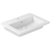 CERAMICA GALASSIA Lavabo Eden sospeso/incasso soprapiano cm. 61x46 rettangolare in ceramica bianco lucido - Cod. Articolo: 7221