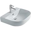 CERAMICA GALASSIA Lavabo M2 appoggio cm. 60x48 semicircolare in ceramica bianco - Cod. Articolo: 5208