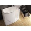 Bagnoexpert Vasca idromassaggio Relax 115x80 con seduta ergonomica a sinistra